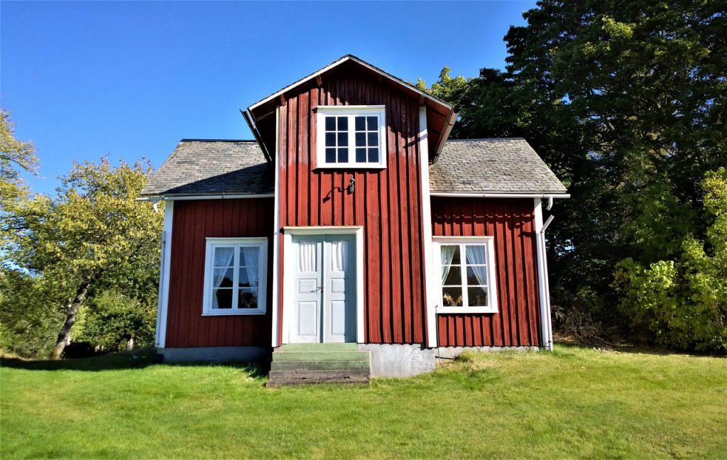 röd stuga